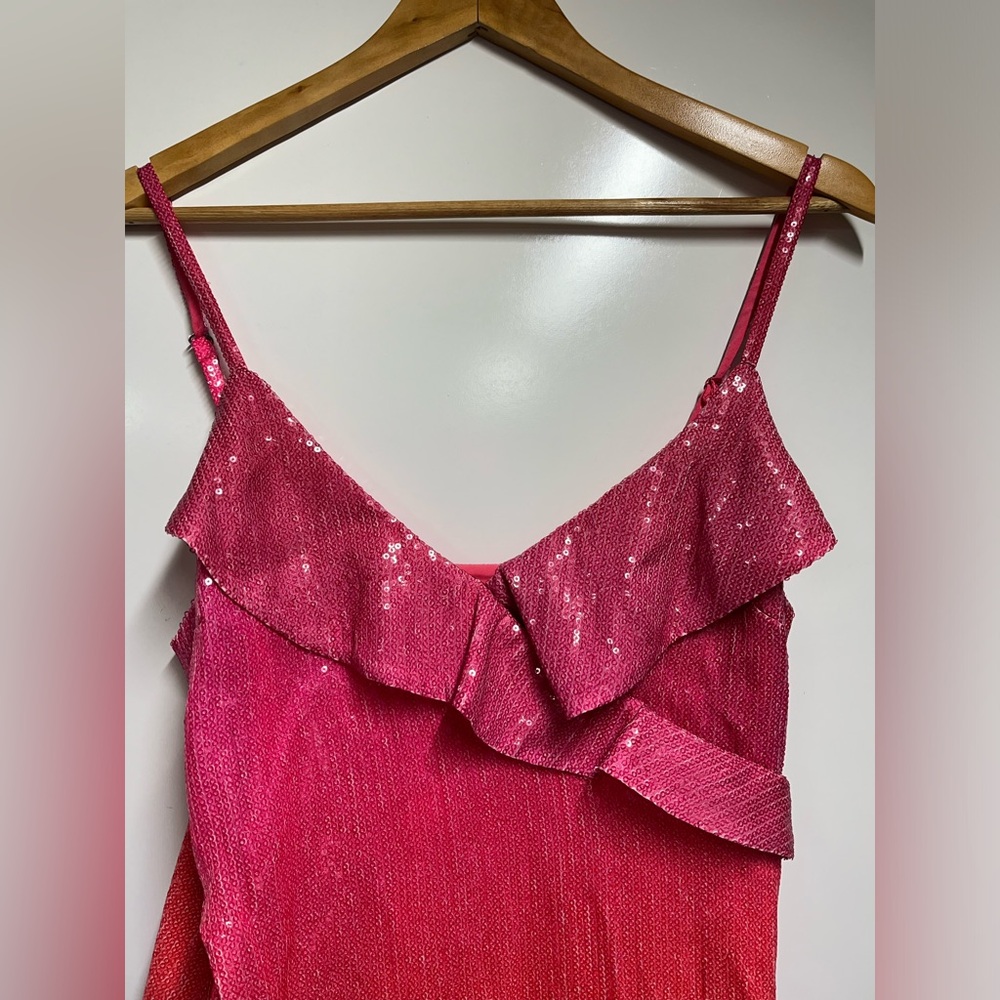 NEW Derek Lam 10 Crosby Gigi Ombré Sequin Minidress size 8 woman’s designer - Picture 5 of 11